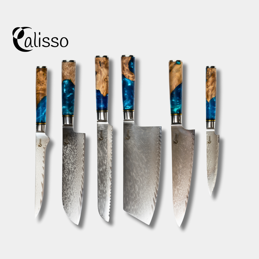 Magnet-Messerblock Olive mit Messern - الصورة 28