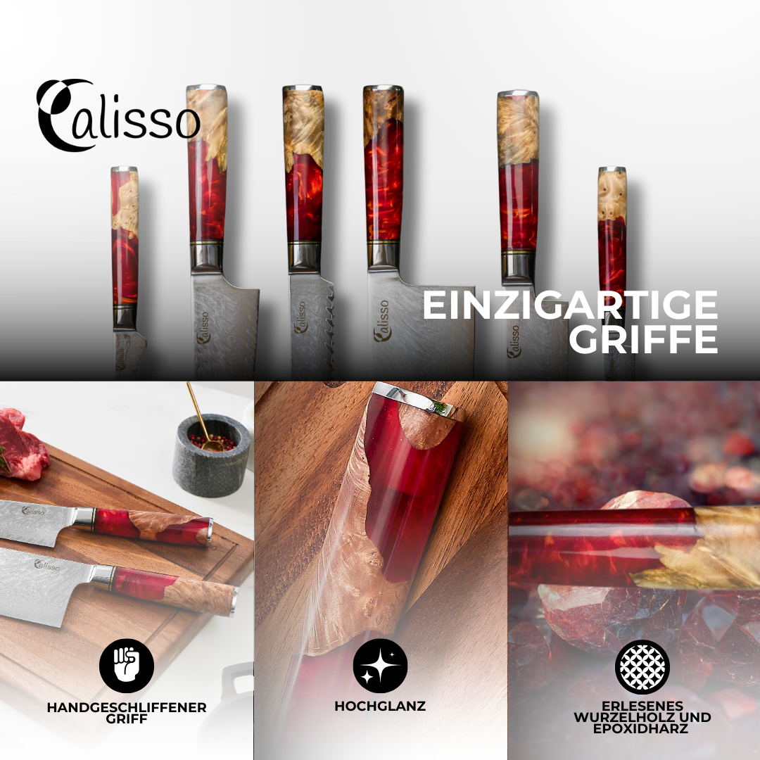 Magnet-Messerblock Olive mit Messern - الصورة 14