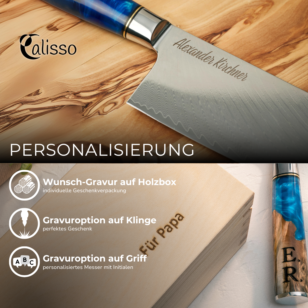 Magnet-Messerblock Olive mit Messern - الصورة 17