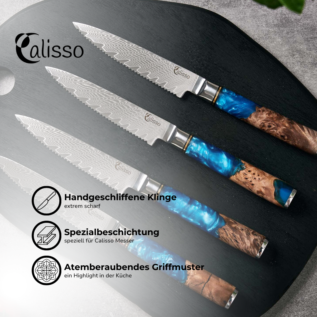 Magnet-Messerblock Walnuss mit Messern - الصورة 19