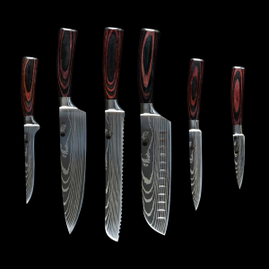 Messerset Classico - Qurve eine Marke von Calisso