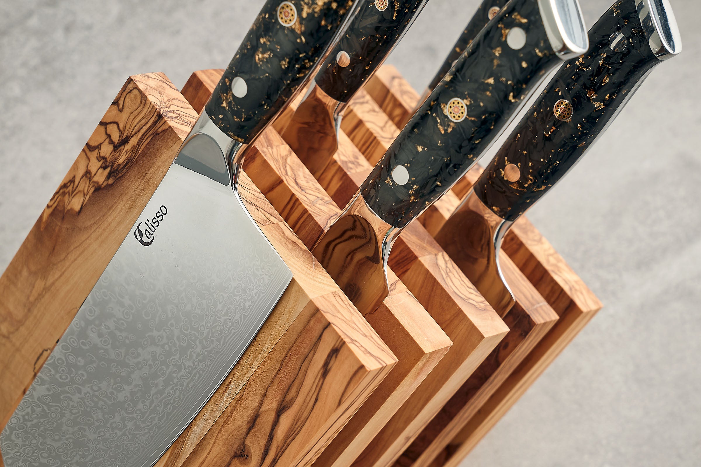 Magnet-Messerblock Olive - الصورة 3