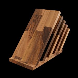 كتلة سكاكين مغناطيسية من خشب الجوز