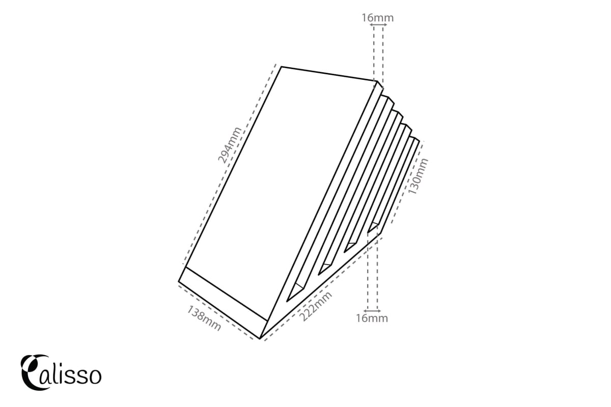 Magnet-Messerblock Olive - الصورة 7