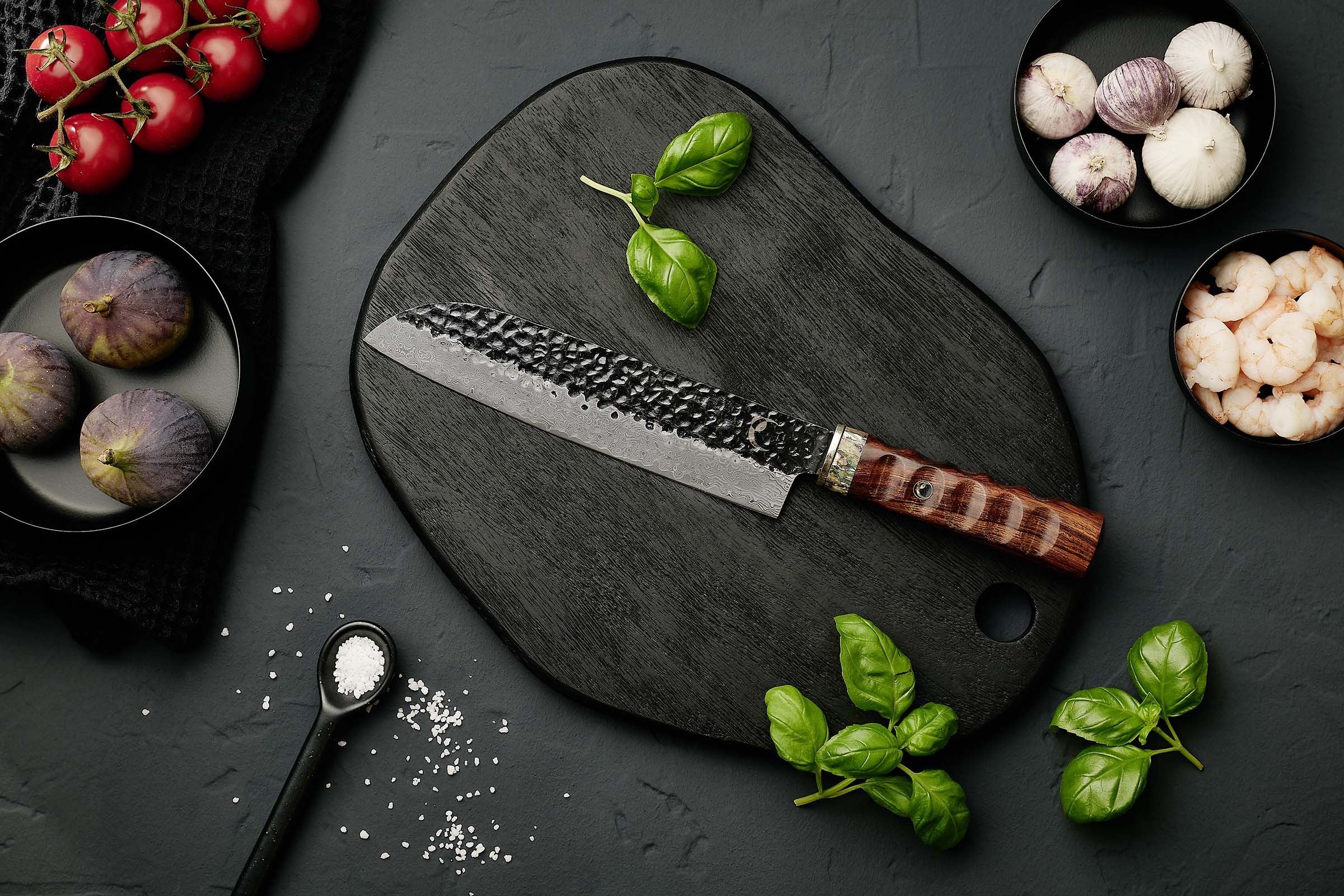 Messersäule Olive mit Messern - الصورة 6